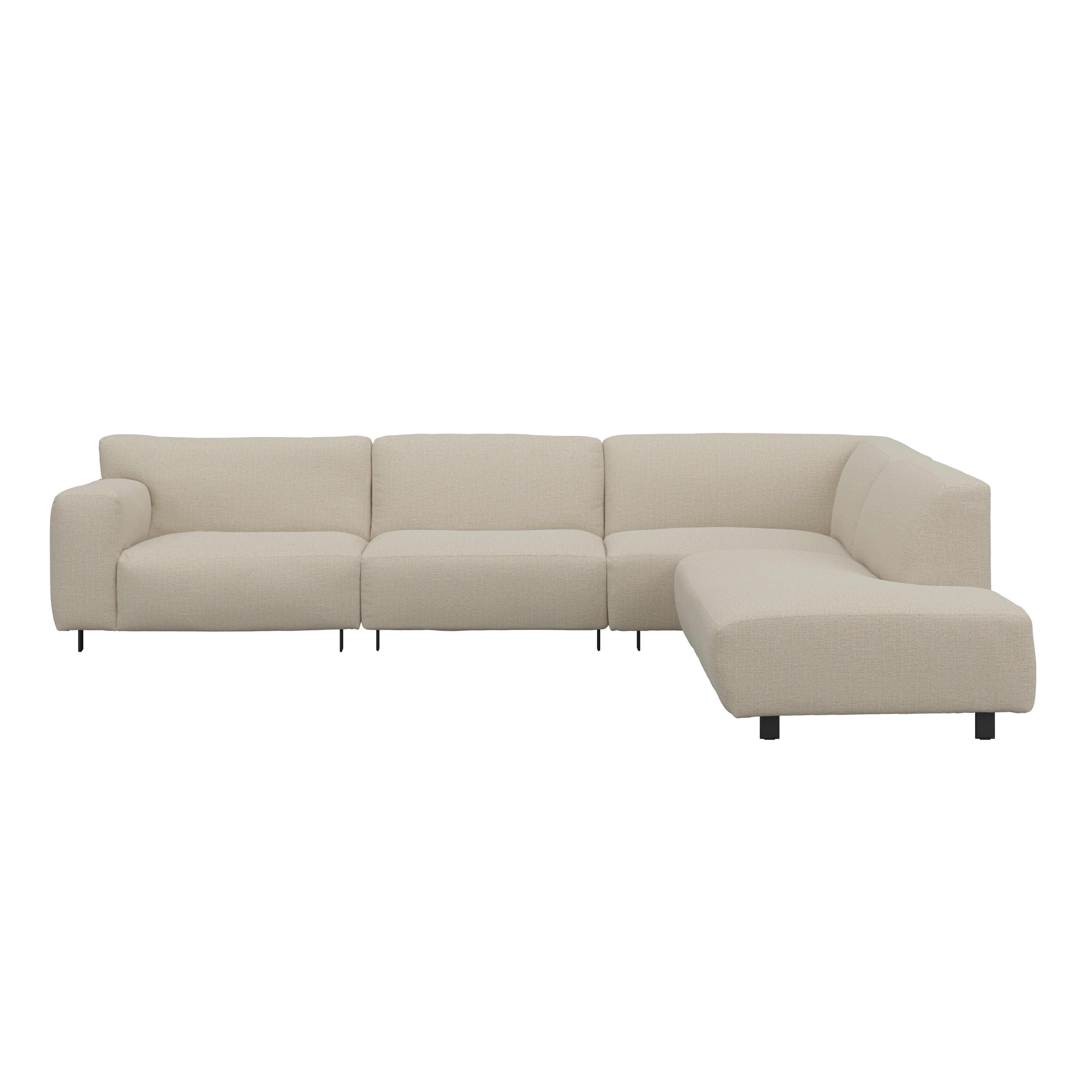 Freja Sand Textured Large Right Hand Facing Corner Sofa - Image 3