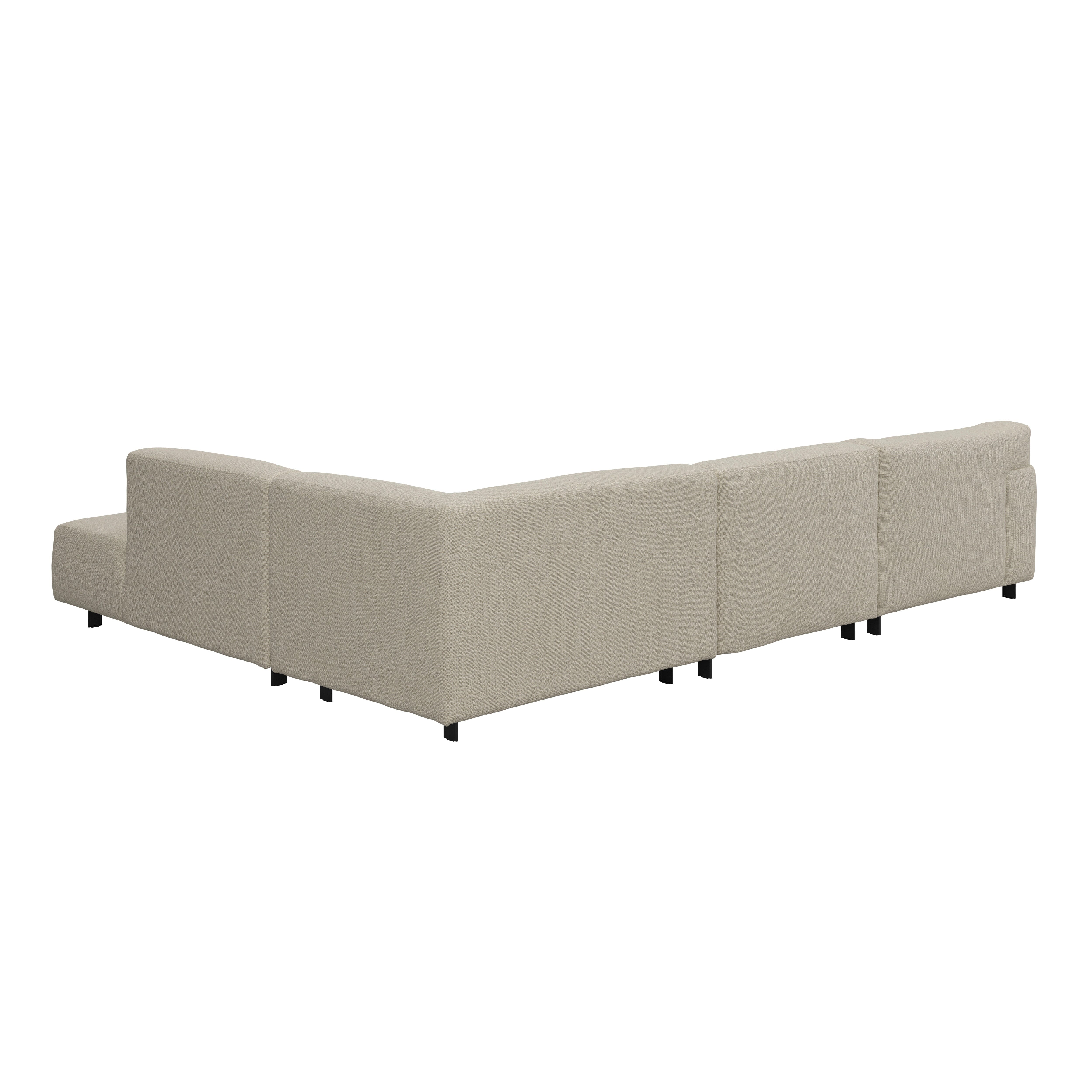 Freja Sand Textured Large Right Hand Facing Corner Sofa - Image 5
