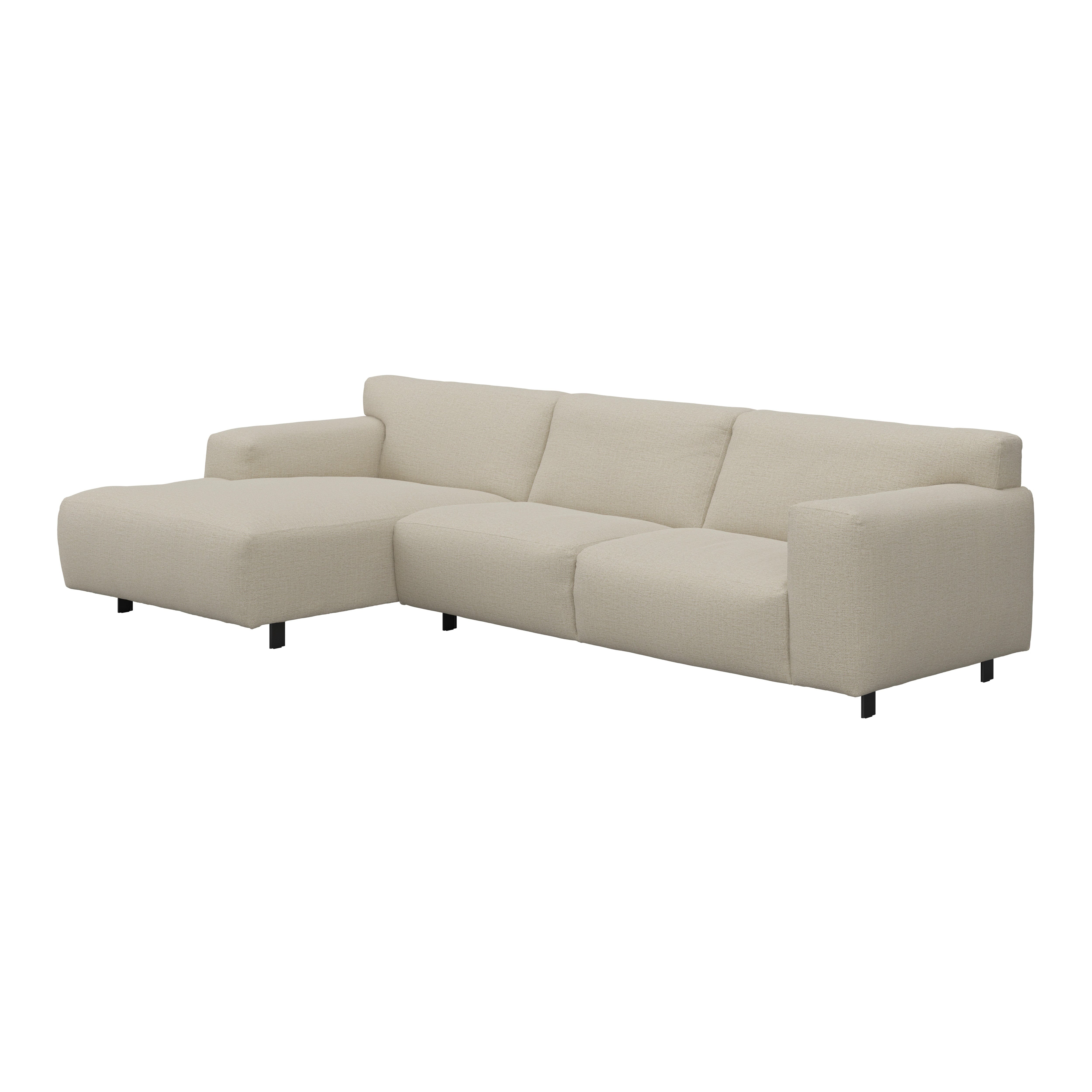 Freja Sand Textured Left Hand Facing Chaise End Sofa - Image 3