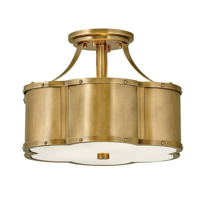 Gabriela Brass Clover Statement Ceiling Light - Image 3