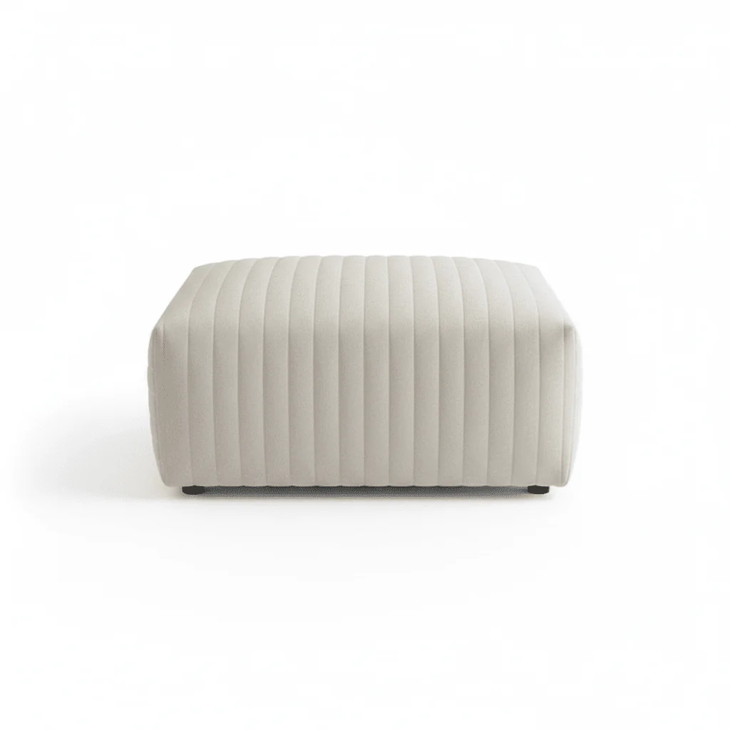 Geneva Cream Velvet Fluted Modular Sofa Range - Image 11