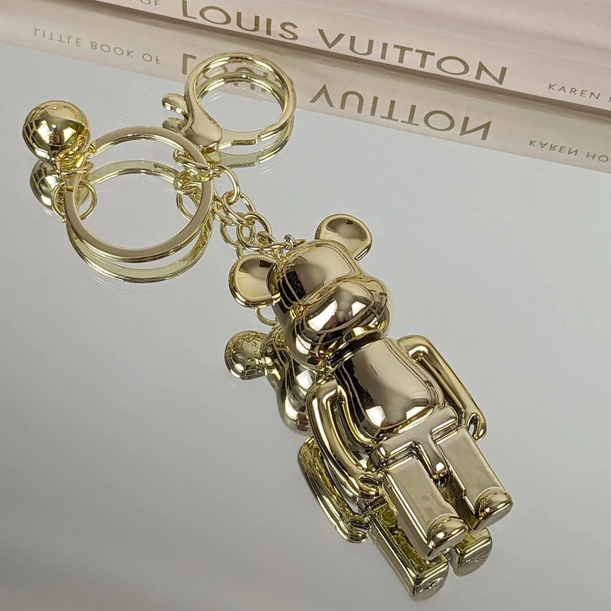 Gold Bear Keyring - Image 2