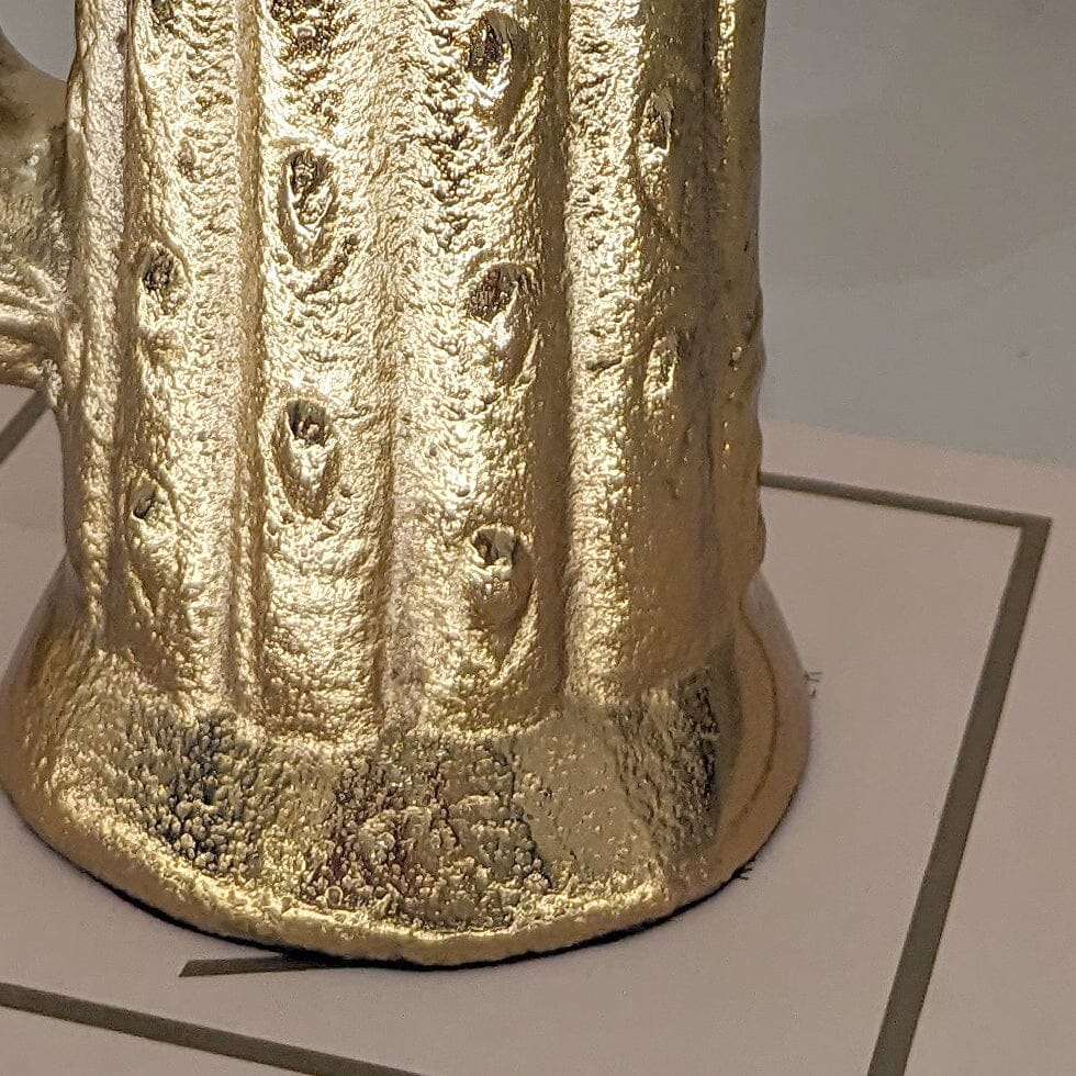 Gold Cactus Decorative Vase - Image 3