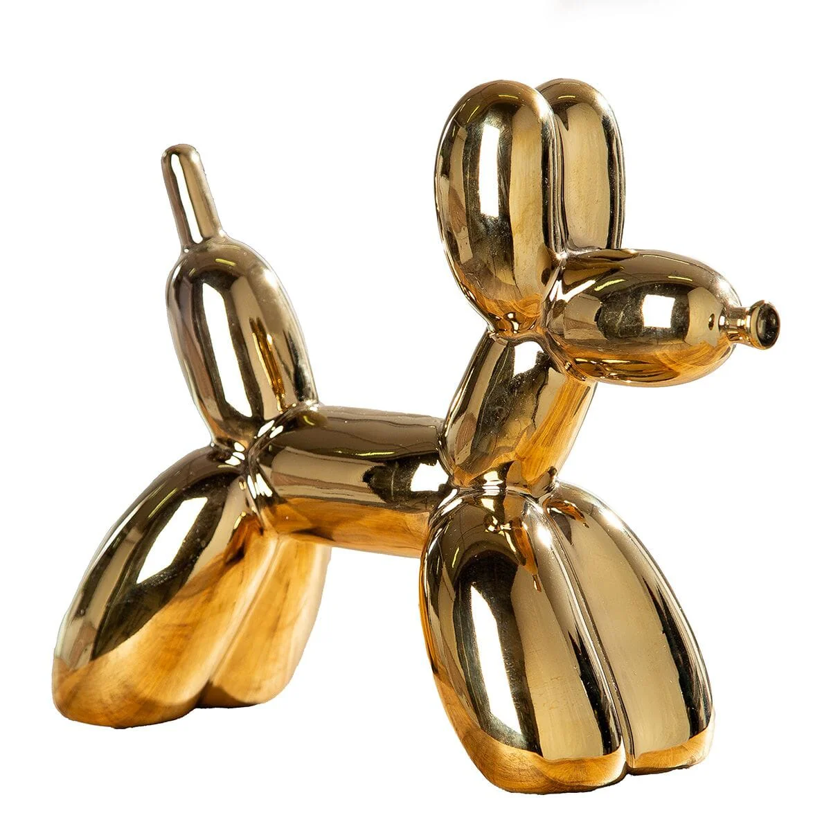 Gold Decorative Balloon Dog Ornament - Image 2
