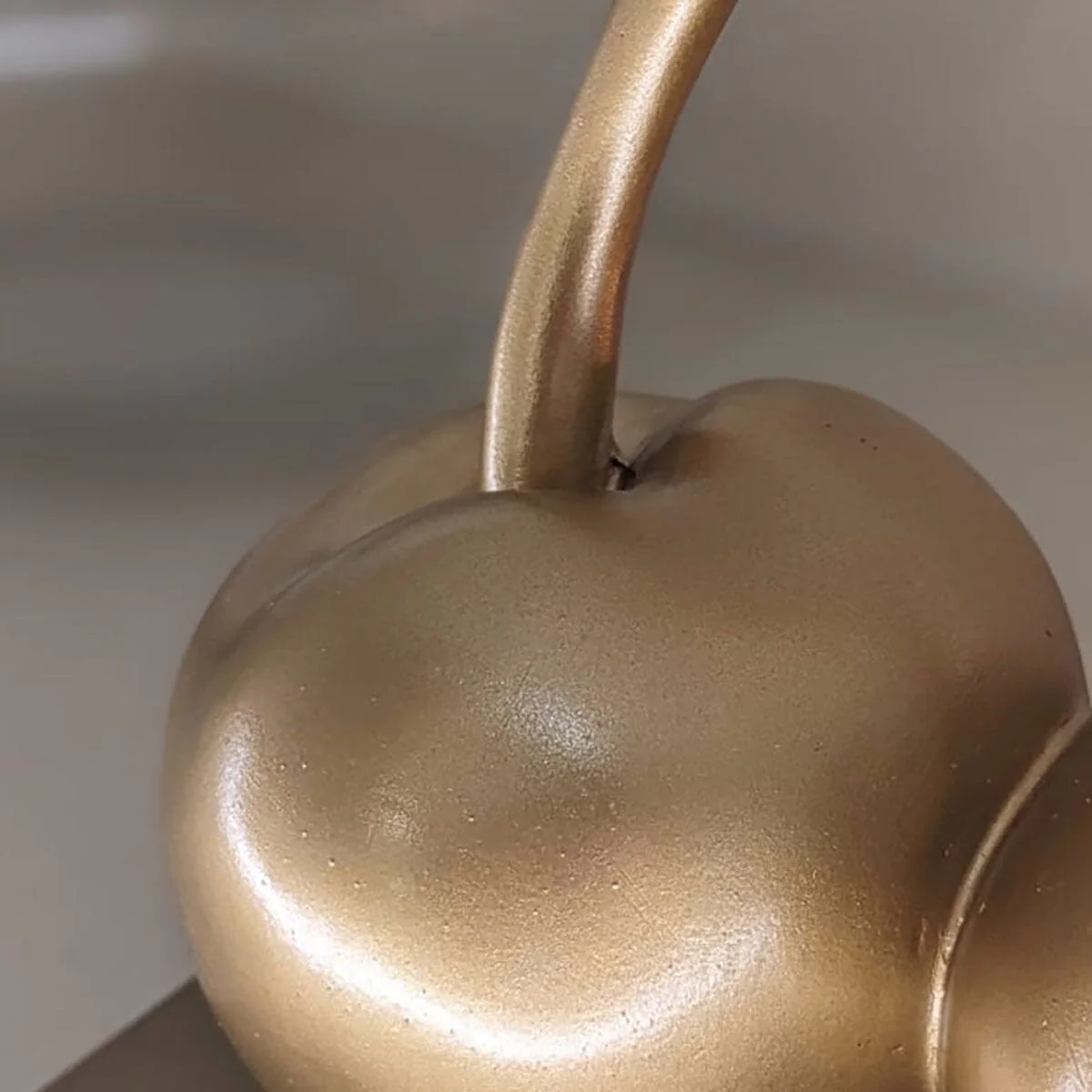 Gold Decorative Cherry Ornament - Image 3