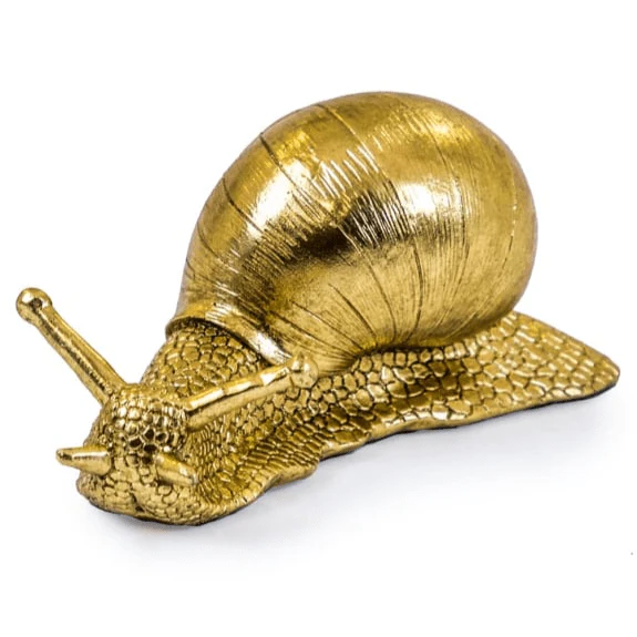 Gold Decorative Snail Ornament - Image 4