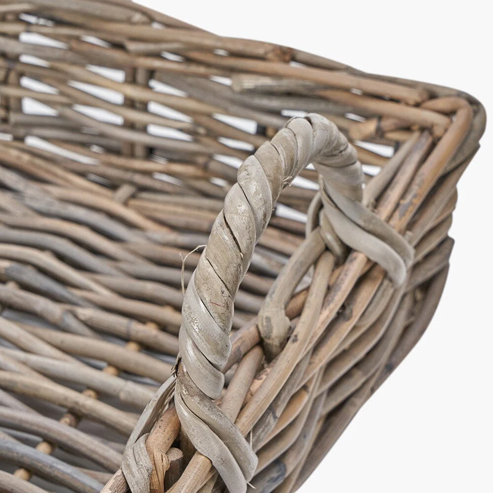 Hagu Natural Wicker Trays - Set of 2 - Image 5