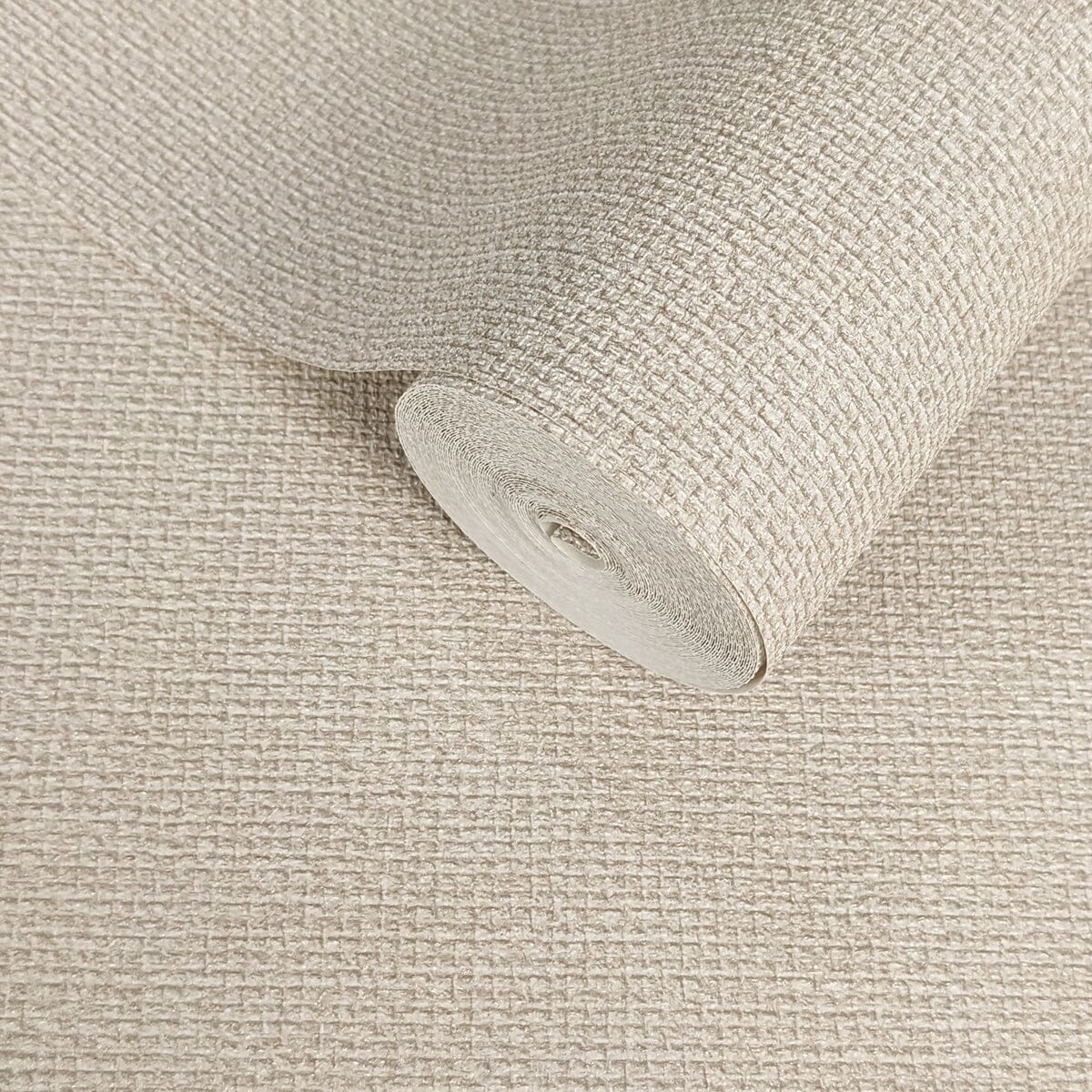 Haisley Cream Textured Woven Effect Wallpaper