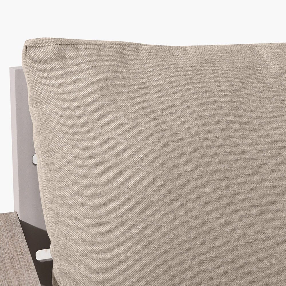Hawaii Cream & Taupe 4 Piece Outdoor Lounge Set - Image 4