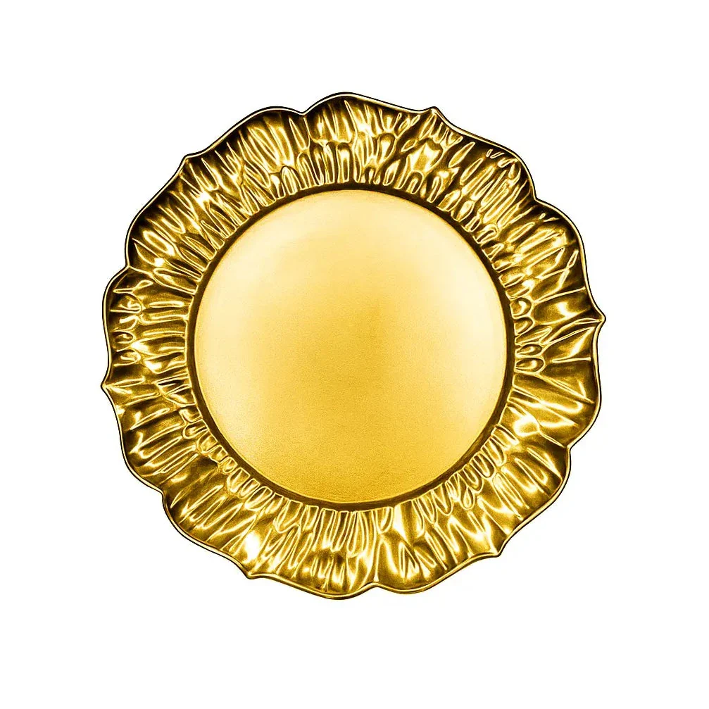 Hevenne Gold Flower Charger Plate - Image 2