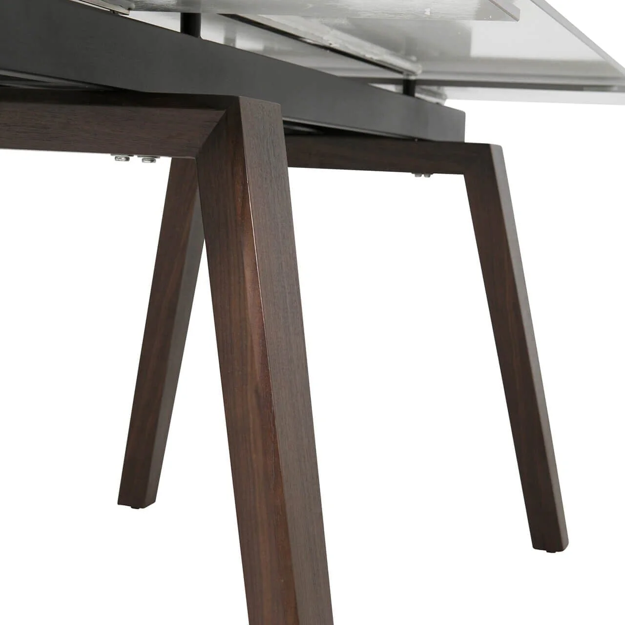 Hielle Extendable Marble Dining with Walnut Legs - Image 6