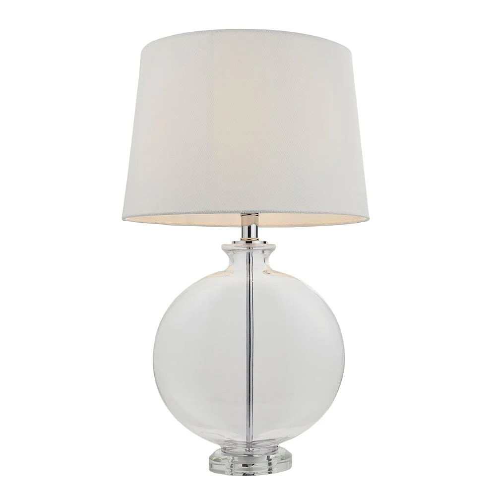 Hiero Glass & Silver Table Lamp - Image 7