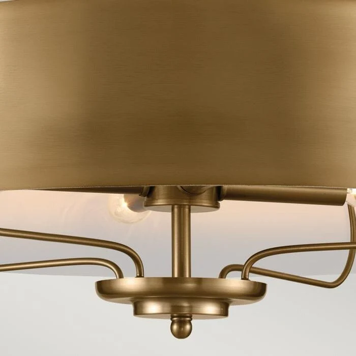 Ianthe Gold 4 Light Ceiling Light with Gold Shade - Image 2
