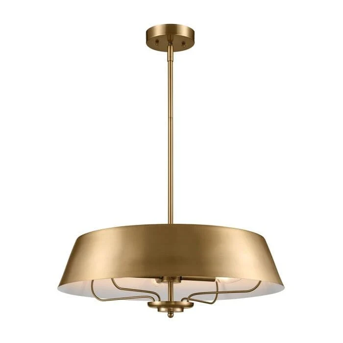 Ianthe Gold 4 Light Ceiling Light with Gold Shade - Image 3