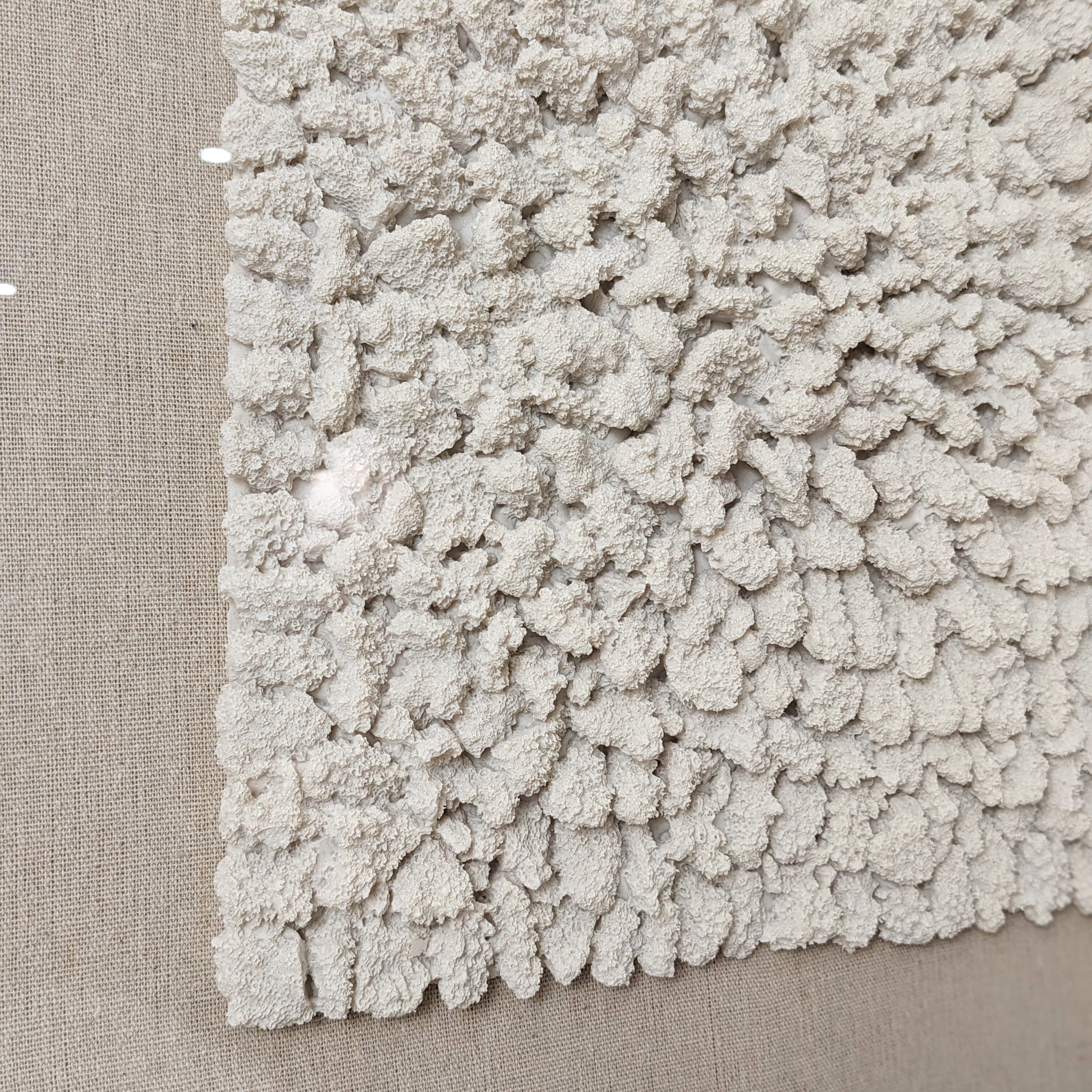 Idyllic Neutral Coral Boxed Wall Art - 60x60cm - Image 4