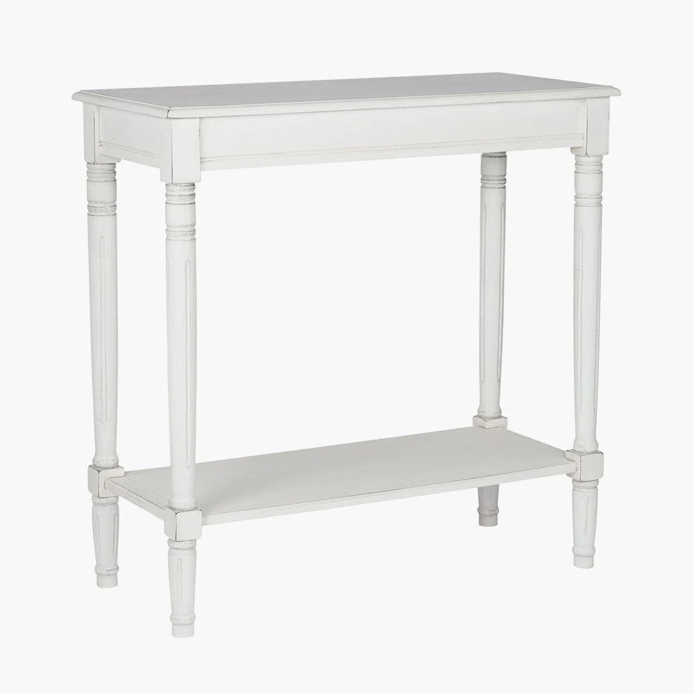 In Stock - Nia White Wooden Console Table - Image 2