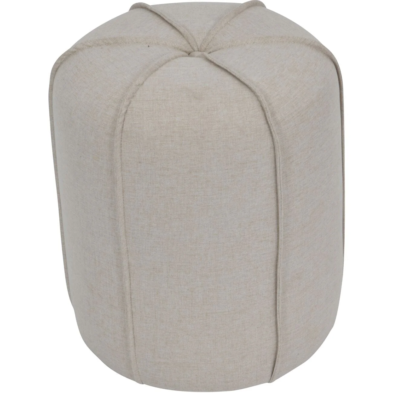 Iris Oatmeal Exposed Seam Stool - Image 3