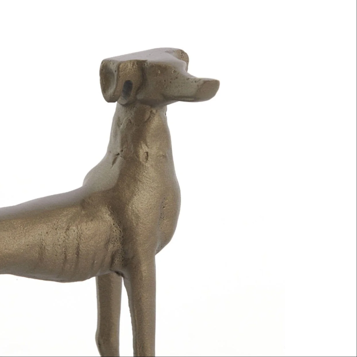 Irissa Antique Brass Dog Ornaments - Set of 2 - Image 3