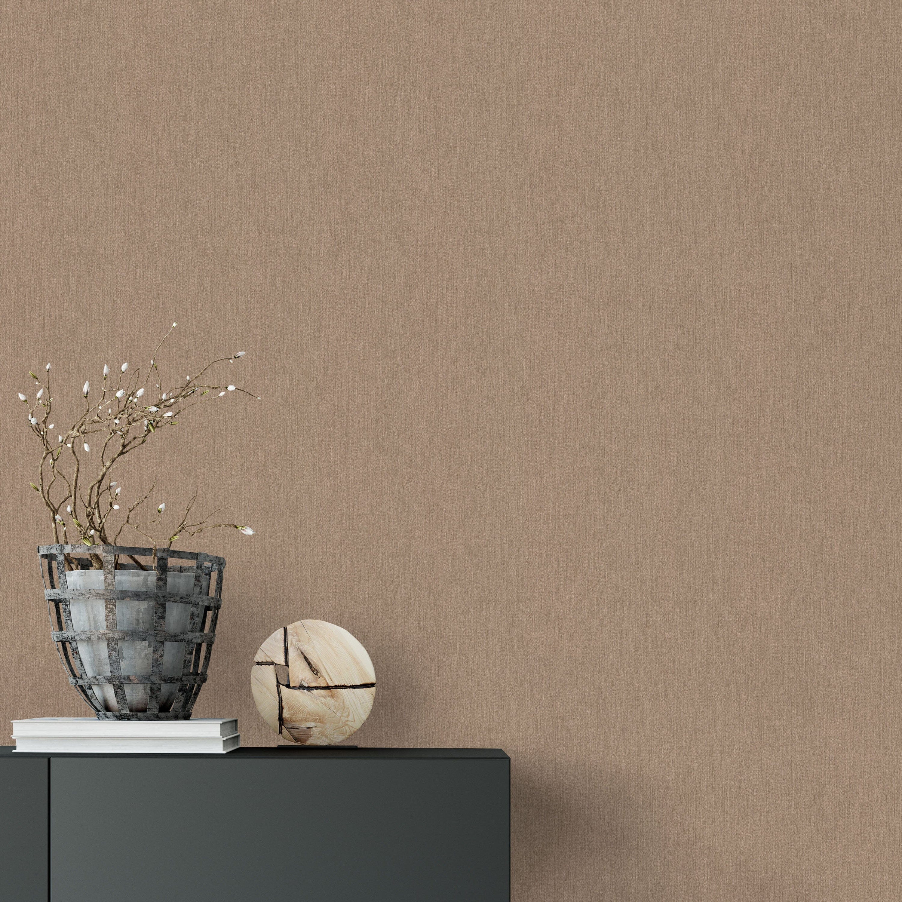 Isabella Golden Textured Metallic Wallpaper - Image 2