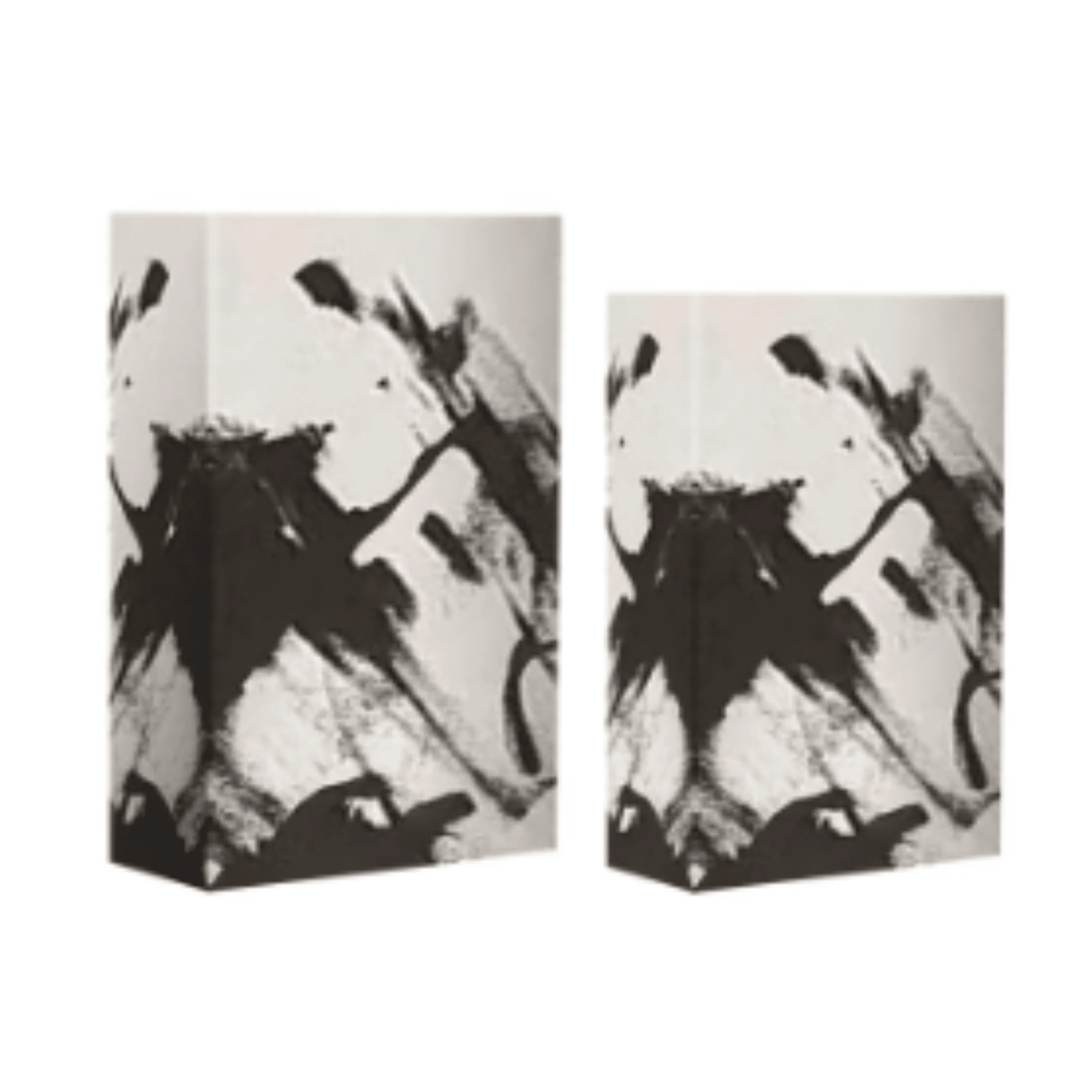 Isadora Abstract Monochrome Book Boxes - Set of 2 - Image 3