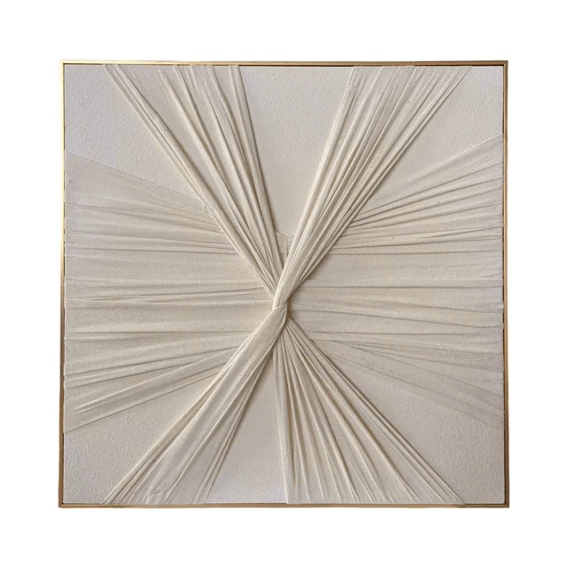 Ivy Taupe & Cream Woven Knot Wall Art - Image 2