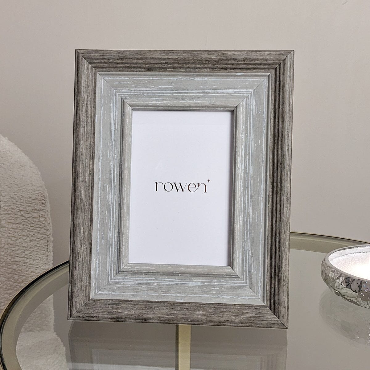 Jemima Grey Washed Wood Photo Frame - 5x7" - Image 2
