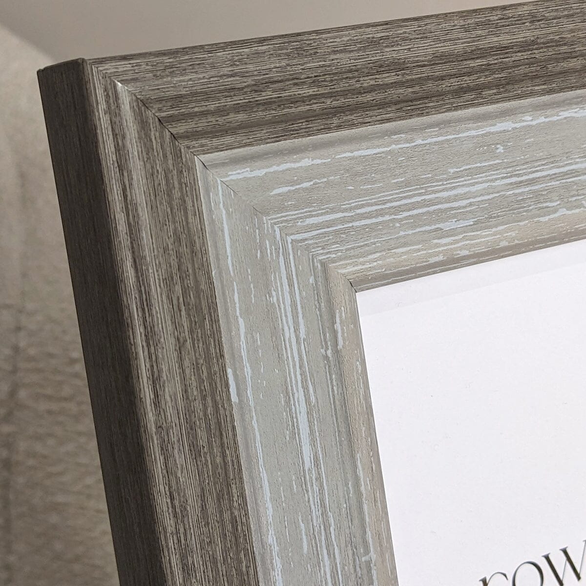 Jemima Grey Washed Wood Photo Frame - 5x7" - Image 3