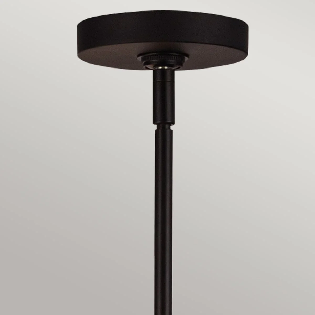 Jessica 4 Light Matte Black & Glass Chandelier - Image 3