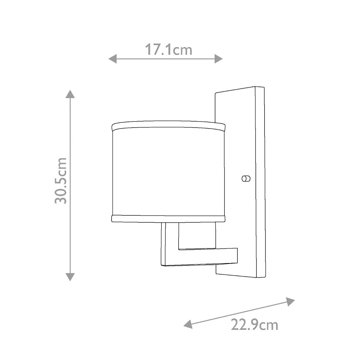 Jessie Brushed Brass Wall Light with Linen Shade - Image 4