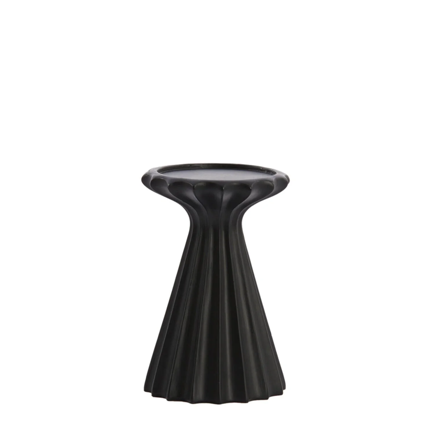 Jozette Black Decorative Candle Holder - Image 4