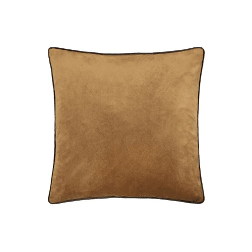 Juniper Caramel & Chocolate Velvet Cushion - 45 x 45cm - Image 2