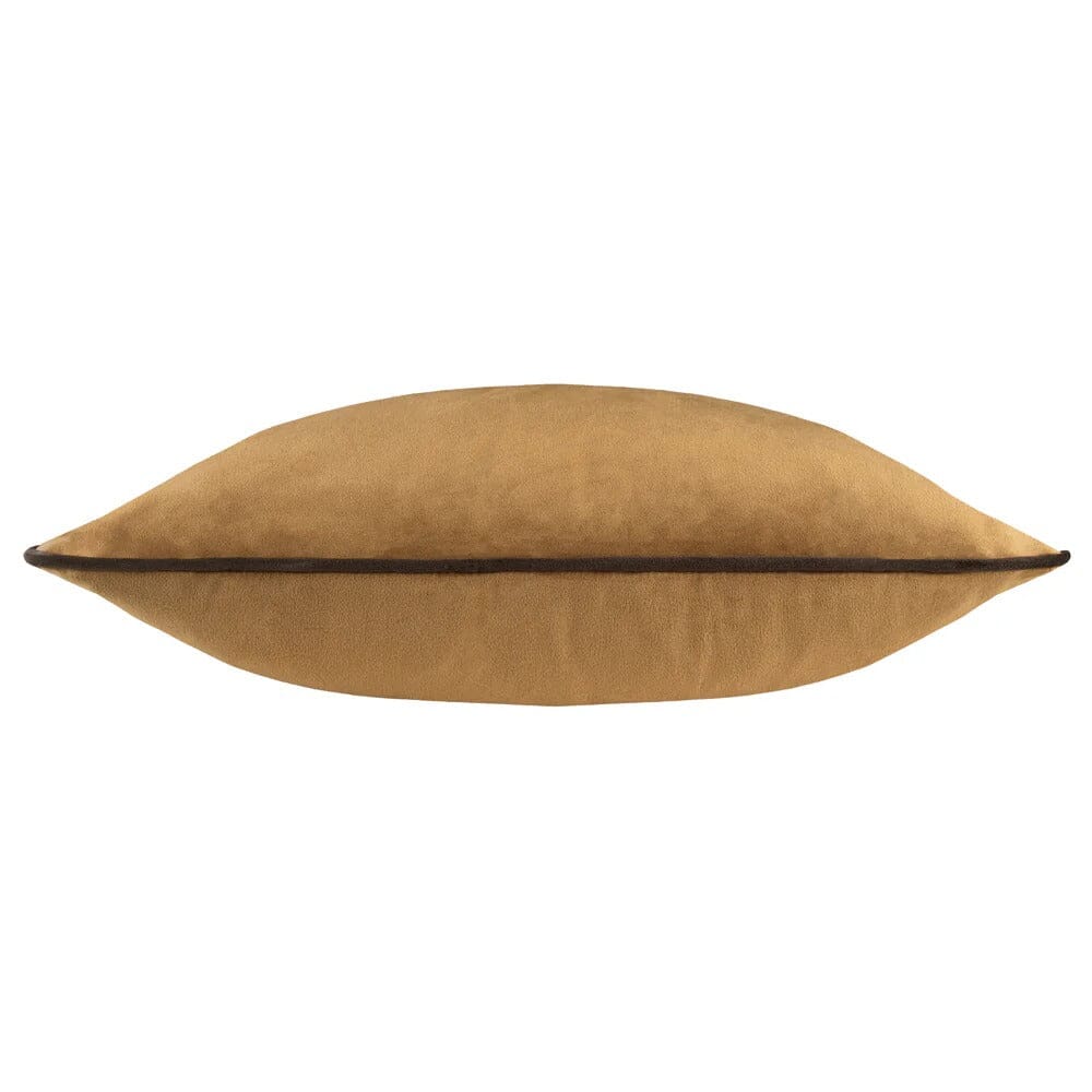 Juniper Caramel & Chocolate Velvet Cushion - 45 x 45cm - Image 3