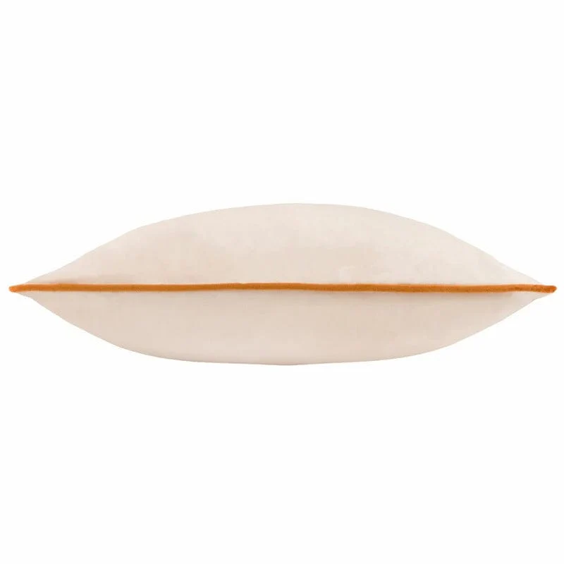 Juniper Ecru & Rust Velvet Cushion - 45 x 45cm - Image 5