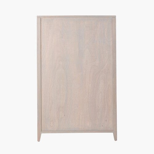 Kamala Light Grey Mango Wood 2 Door Shelving Unit - Image 2