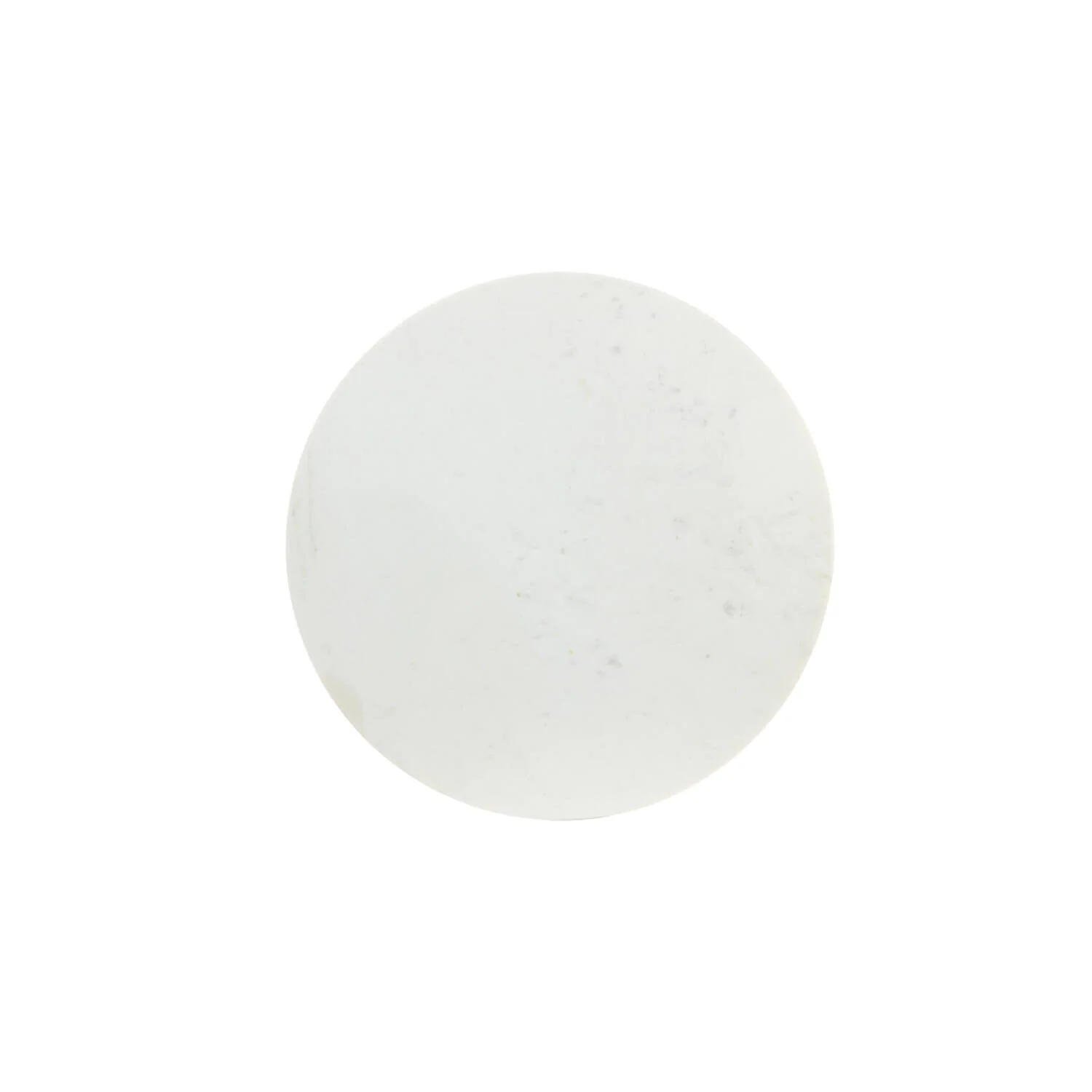 Karine Gold Side Table with White Marble Top - Image 3