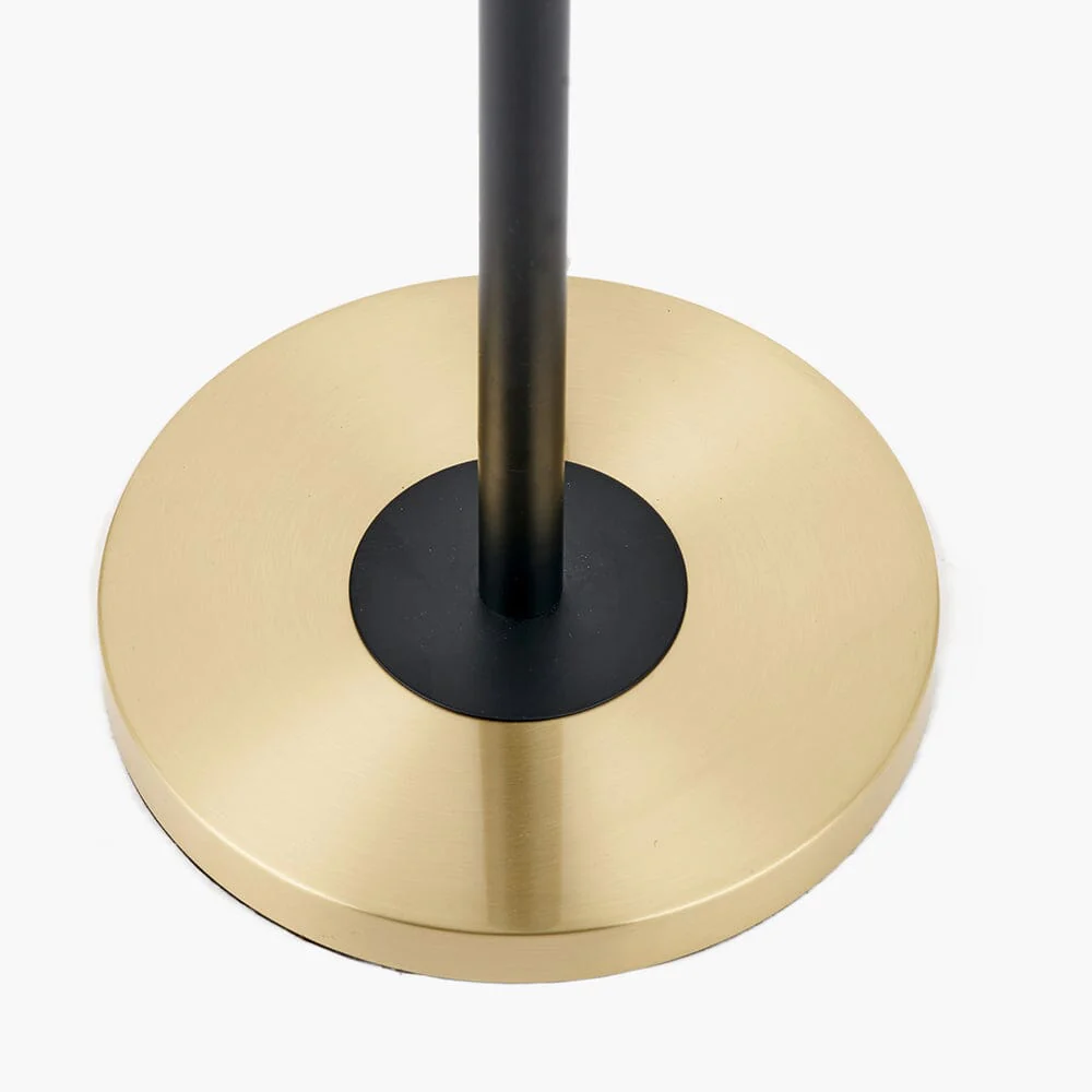 Kenji Black & Gold Height Adjustable Floor Lamp - Image 5