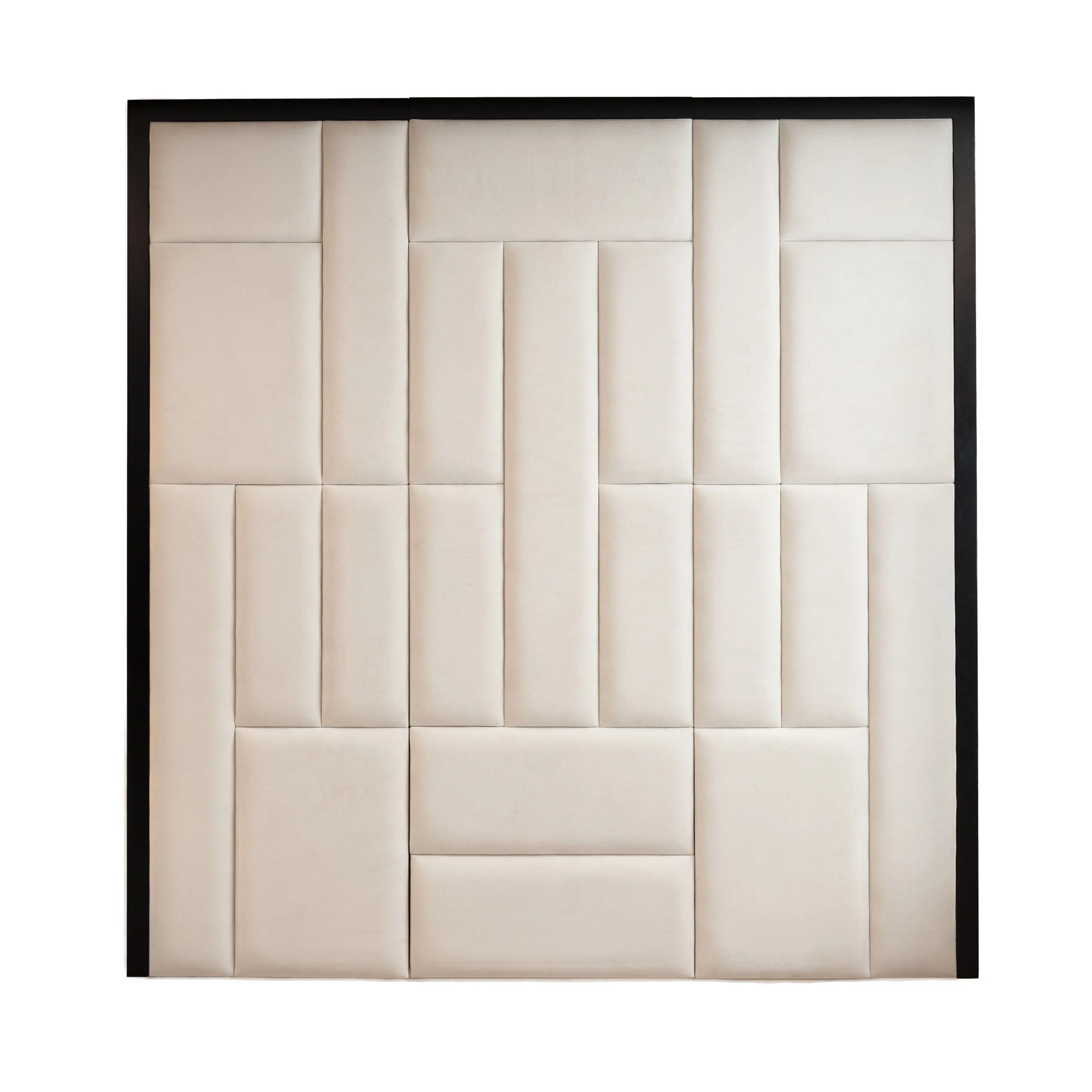 Kensington Cream Premium Headboard with Wooden Frame - Image 7