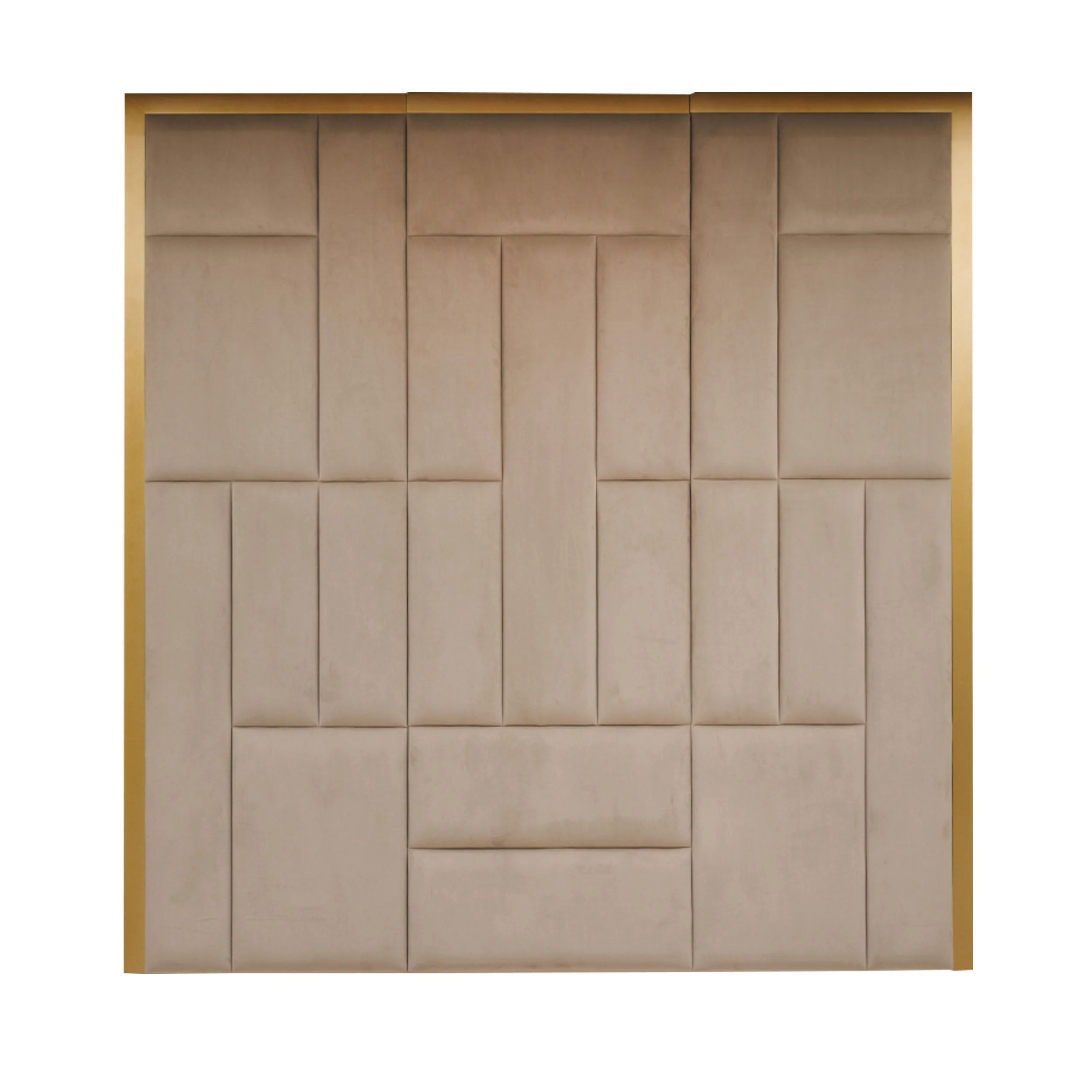 Kensington Mink & Gold Premium Abstract Headboard - Image 13