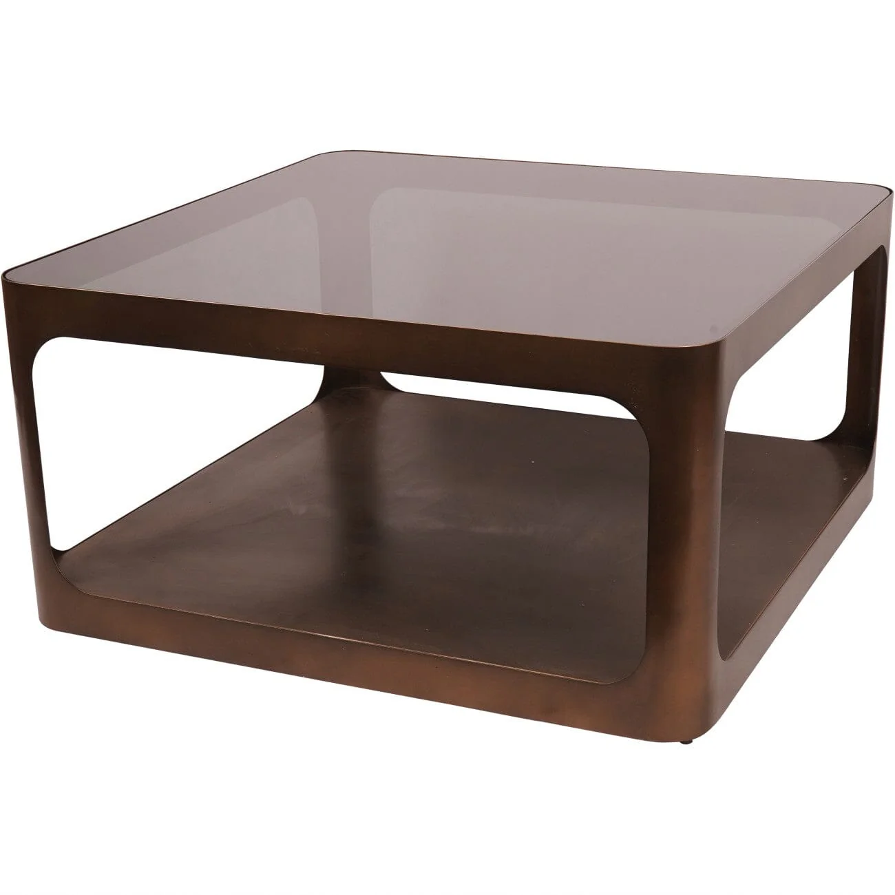 Lani Bronze Coffee Table with Smoked Glass Top - Image 2