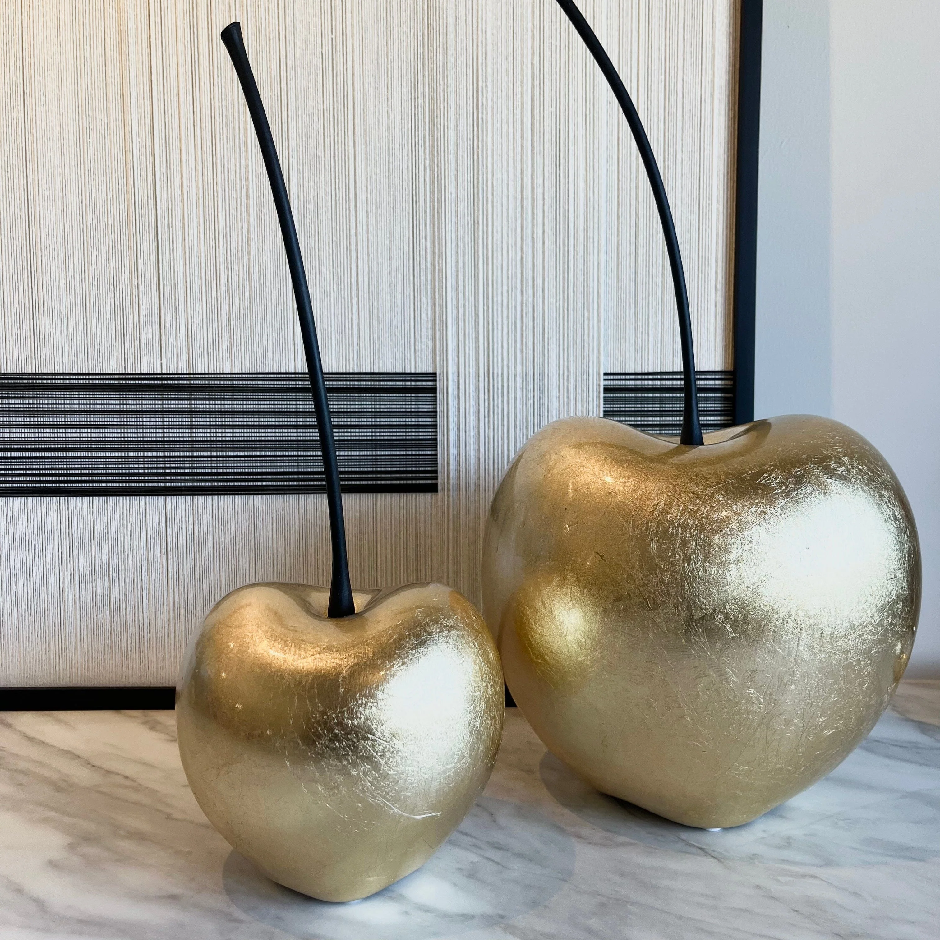 Large Gold Statement Cherry Ornament