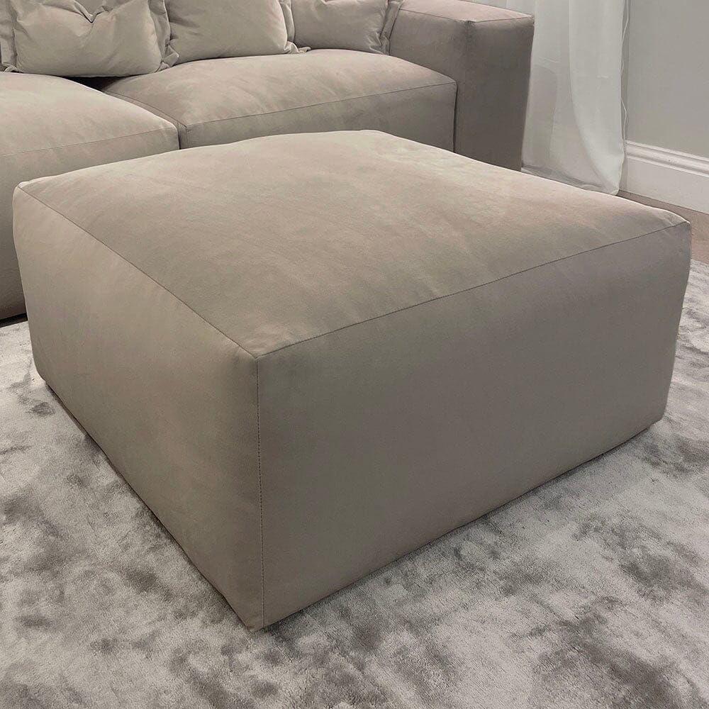 Lenox Mink Velvet Pillow Back Modular Sofa Range - Image 14