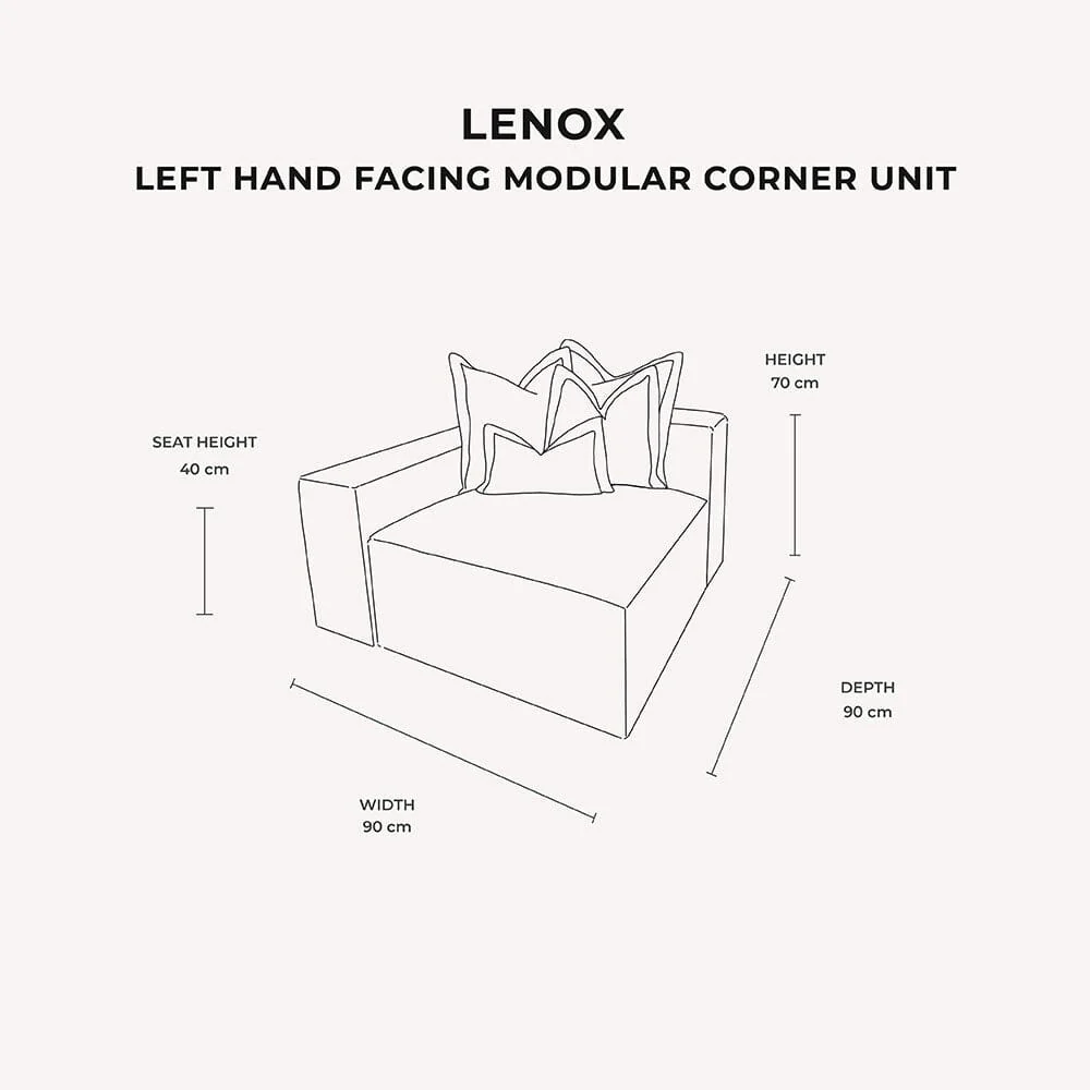 Lenox Mink Velvet Pillow Back Modular Sofa Range - Image 16