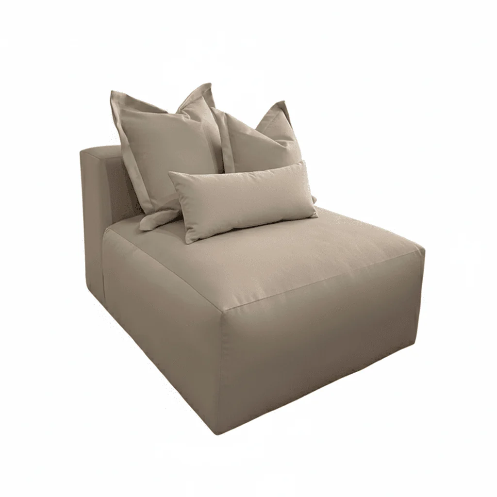 Lenox Mink Velvet Pillow Back Modular Sofa Range - Image 17