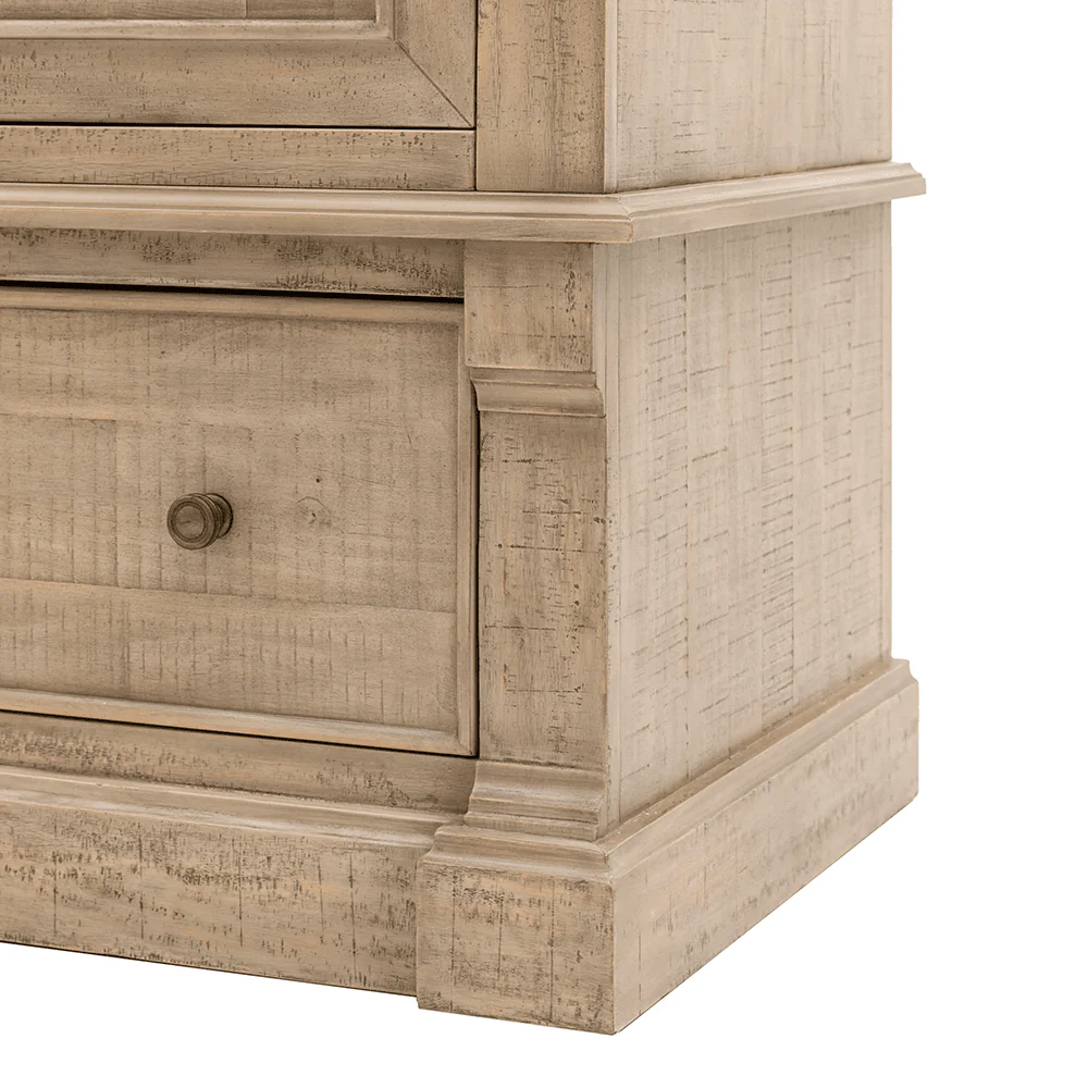 Lilliana Luxury 2 Door Wardrobe with Brass Handles - Image 2