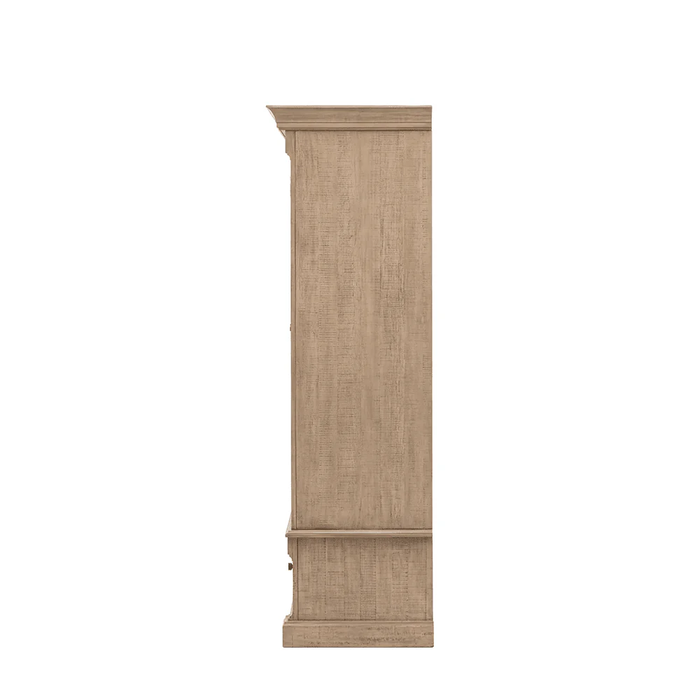 Lilliana Luxury 2 Door Wardrobe with Brass Handles - Image 3