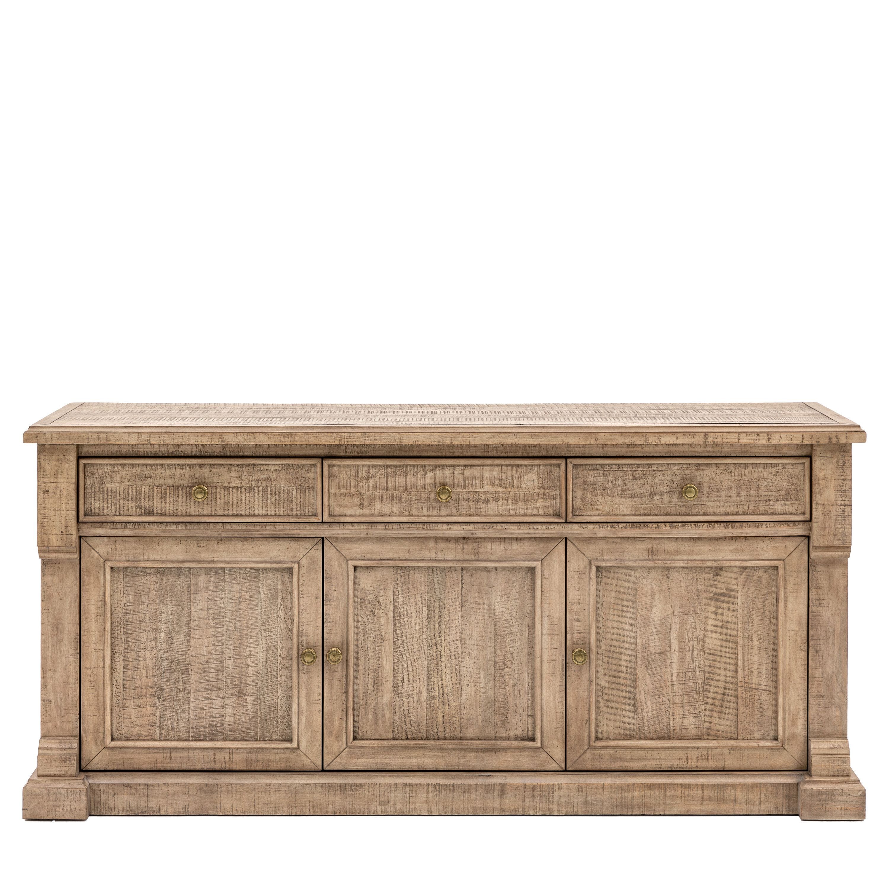 Lilliana Luxury 3 Door 3 Drawer Sideboard with Brass Handles - Image 3