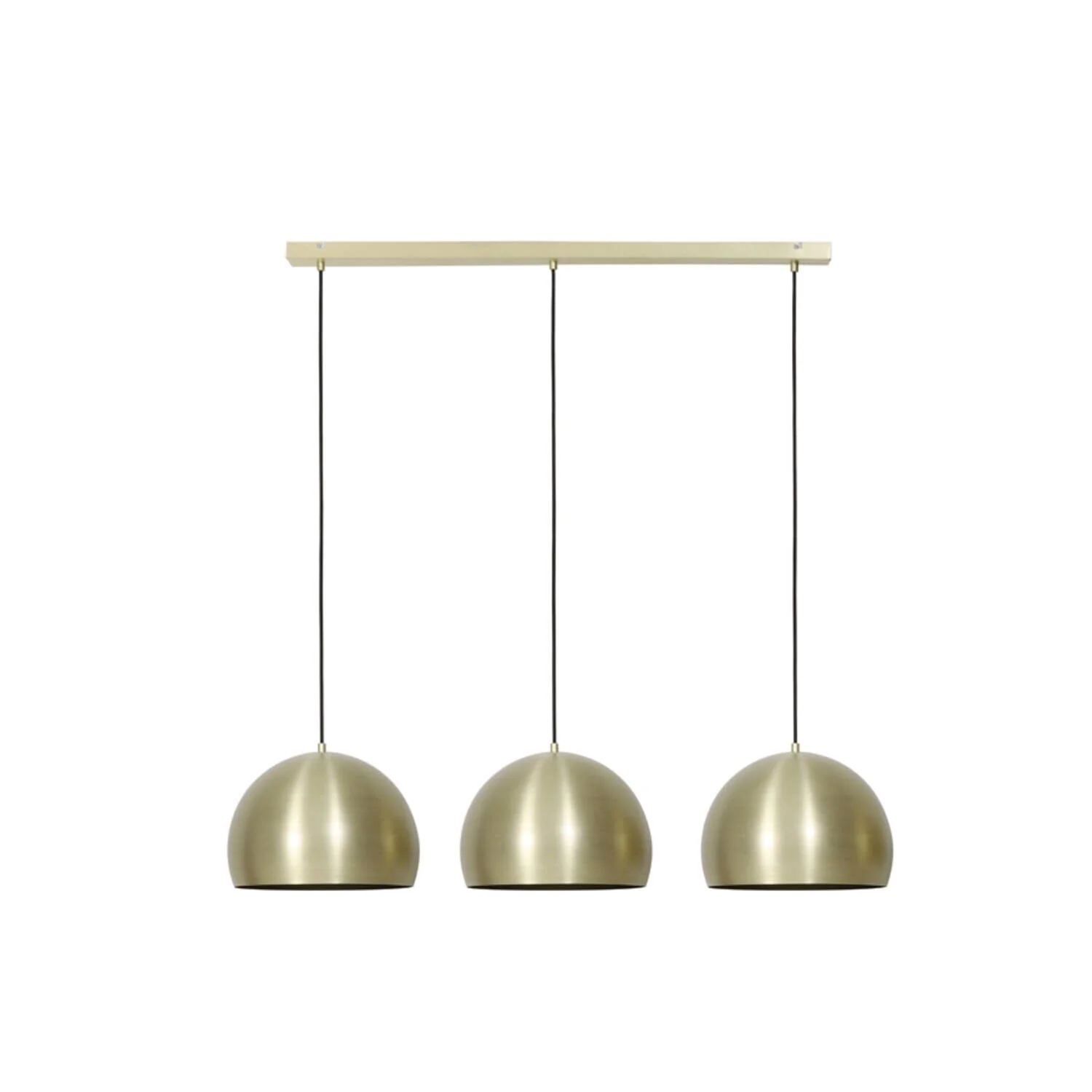 Lily Gold Metal 3 Light Pendant Ceiling Light - Image 2