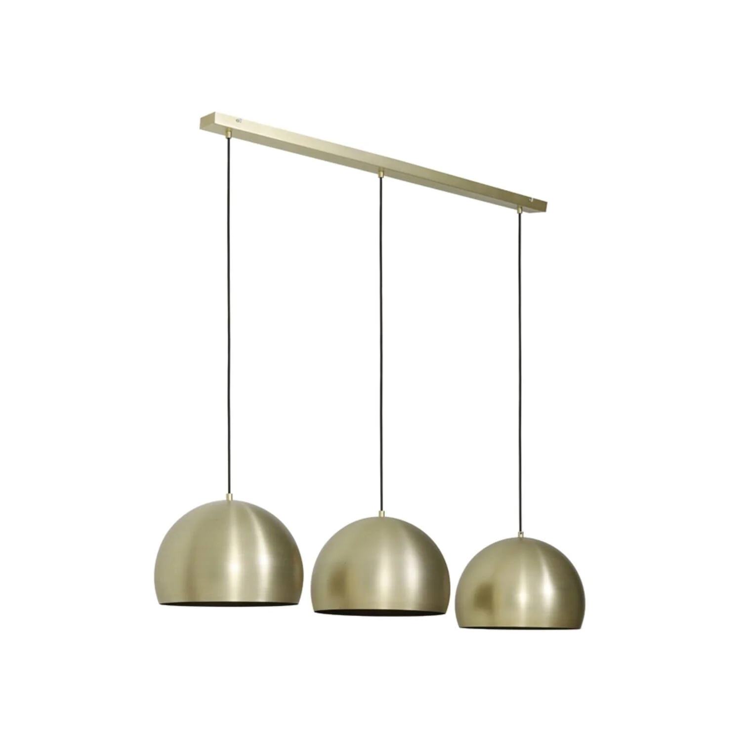 Lily Gold Metal 3 Light Pendant Ceiling Light - Image 4