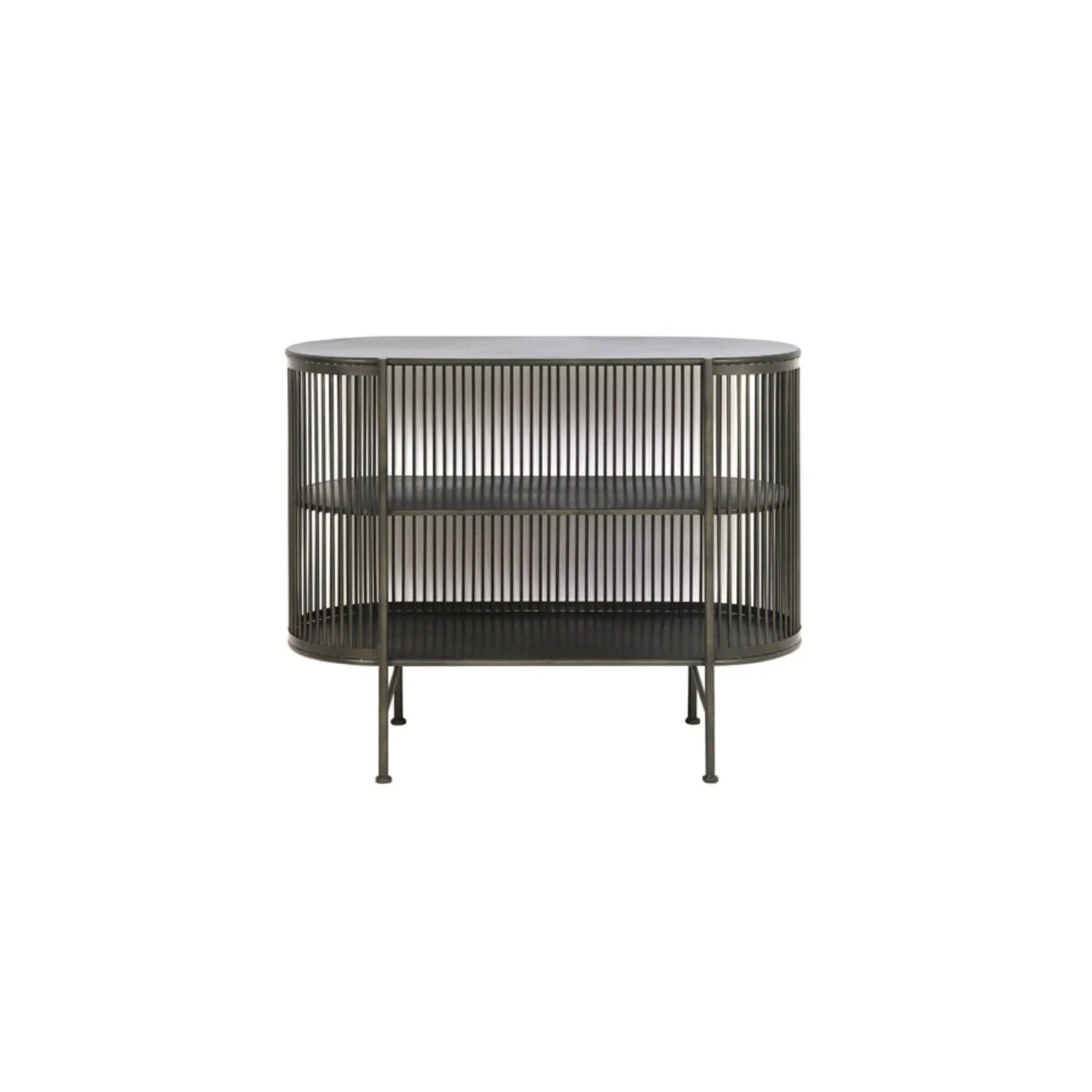 Liva Black Metal Shelving Unit - Image 2