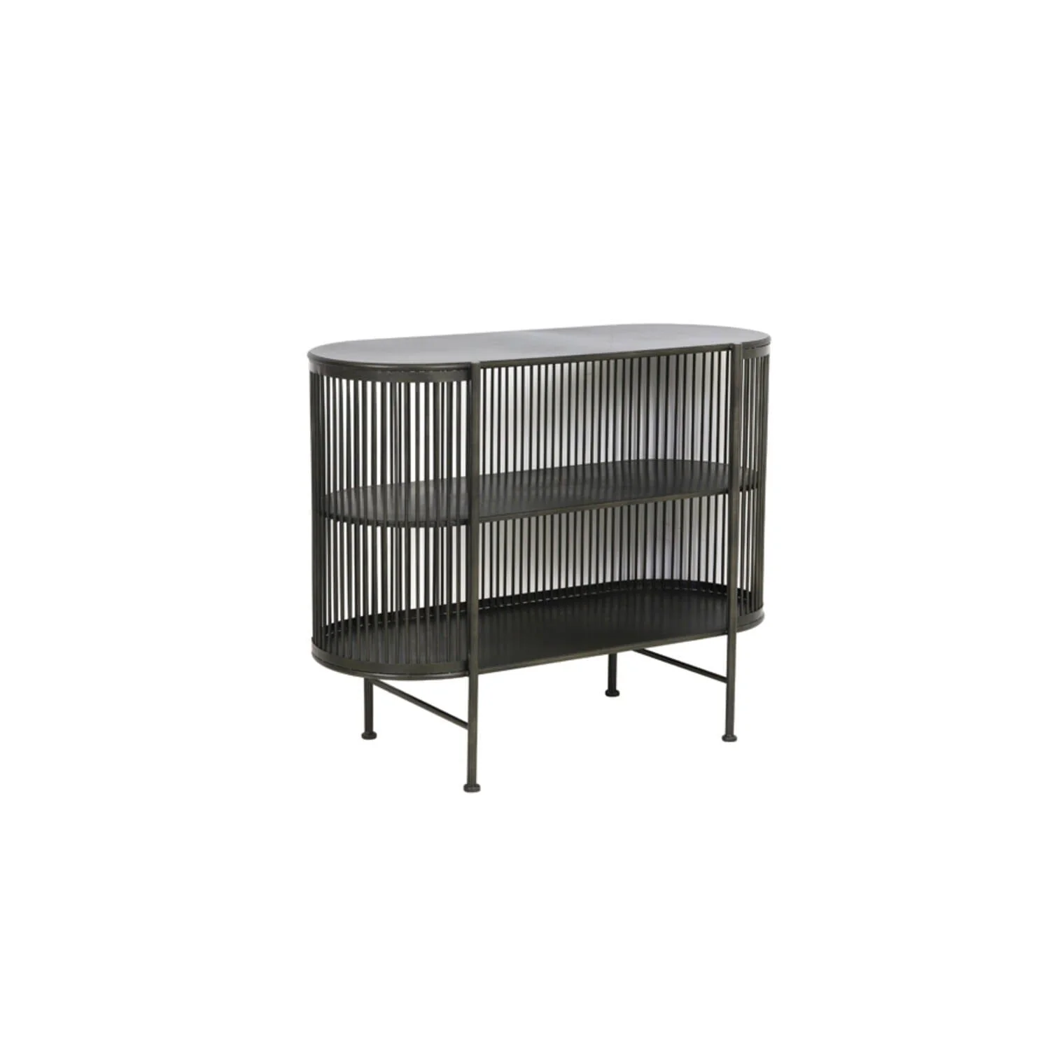 Liva Black Metal Shelving Unit - Image 3